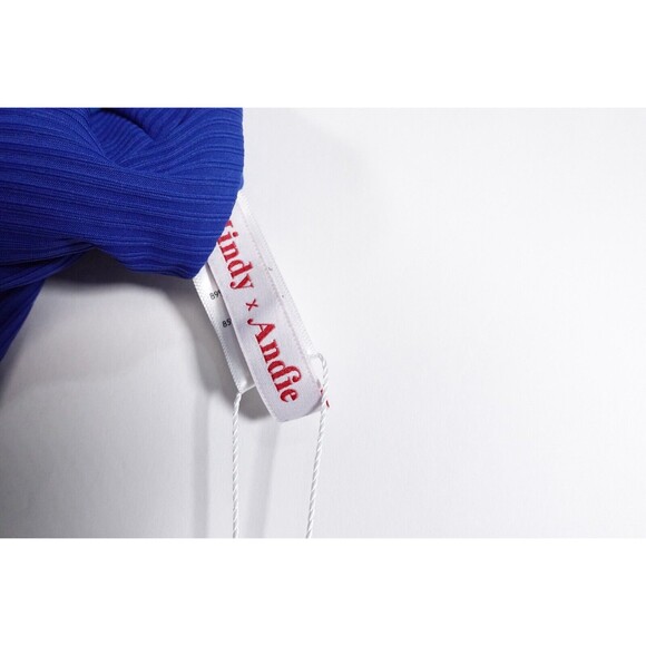 Andie Swim The Marco One Piece Swimsuit Mazarine Blue Rib Size MT Long Torso NWT - Picture 8 of 13